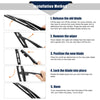 Honda Civic Tourer 300mm Rear Wiper Blade (2013-2016)