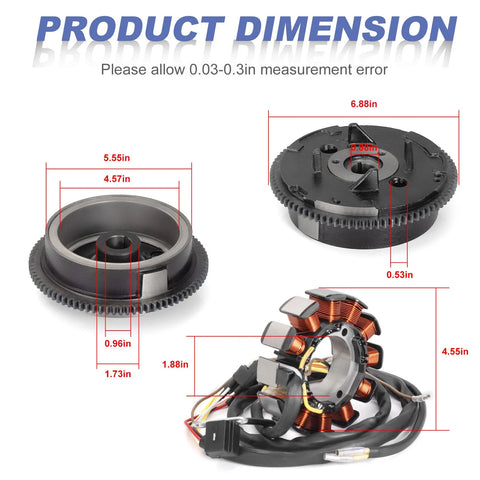 Polaris Ranger 500 6x6 2 x Stator & Flywheel Rotor (2000–2001)