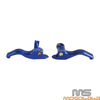 Harley Touring FLTRX Adjustable Hand Brake Clutch Levers Blue (2014-2023)