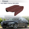 BMW 5 Series (2018-2023) Red 1 Pair Center Console Cover with Storage Bag