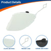 Mercedes-Benz CLA W117 (2014-2019) White Front Bumper Tow Hook Cover