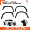 Mitsubishi Triton Ute 3" Matte Black Bolted Fender Flares (2019-2023)