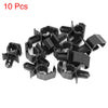 Ford 10 x 22.8mm Black Plastic Wiring Harness Retainer Clips