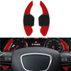 Audi A3 A4 A5 A6 A7 A8 Q5 Q7 S3 S5 Steering Wheel Shift Paddle Extensions  Red