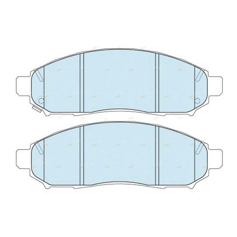 Navara D40 Heavy Duty Front Disc Brake Pad Set (2005 - 2014)