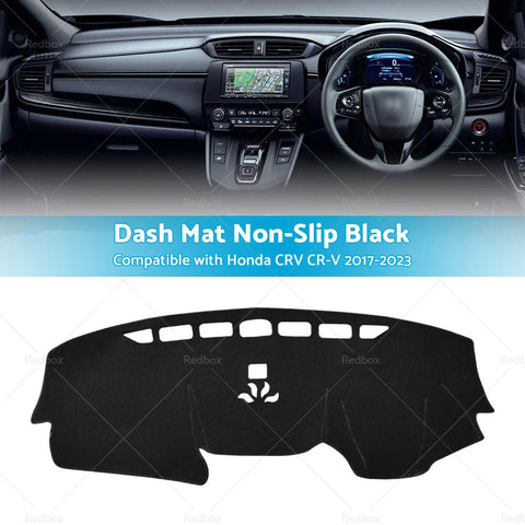 Honda CR-V 2017-2023 SUV Dashboard Cover Black Non-Slip Dash Mat