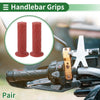Motorcycle 7/8" 22mm Hand Grips TPU Dark Red