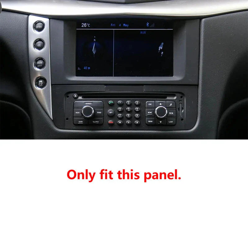 Maserati GranTurismo 08-2017 Carbon Fiber Dashboard Media Screen Cover Trim