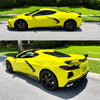 Corvette C8 2 x 5VM Style Glossy Black Side Skirts Extensions (2020-2023)