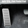 Ford Mustang (2015-2020) Silver Tone Aluminium Alloy Left Foot Rest Pedal