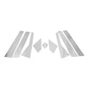 Acura RDX Silver Tone 10 Pcs Door Pillar Window Trim (2007-2012)