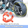 Motorcycle Universal Nylon Orange 1 x Rear Wheel Transport Tie Down Strap