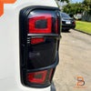 Ford Ranger Raptor Black Red Reflector Taillight Cover Trim (2022-2025)