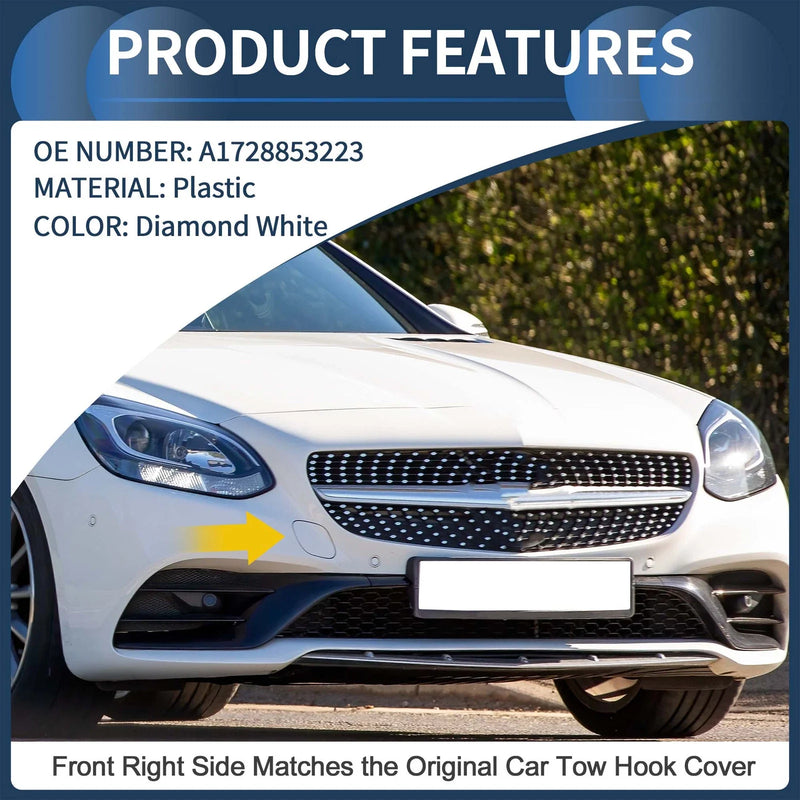 Mercedes-Benz W172 Front Bumper Tow Hook Cover (2012-2016)