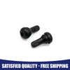 Universal 2 x Rubber Motorcycle Tubeless Tire Valve Stems with Dust Cap