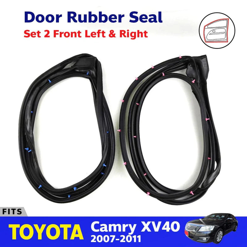 Door Rubber Seal Front FL+FR Fits Toyota Camry ACV40 ACV41 GSV40 SED 2007-11 D05