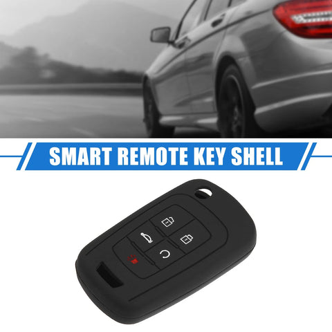 Chevrolet Camaro (2010-2019) Silicone Black 5 Button Remote Key Shell