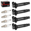 Yamaha YZF R6 4Pcs Ignition Coils & Spark Plugs (1999–2002)