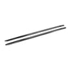 Benz W205 8 x Titanium Black Window Strip Moulding Seals (2015-2021)