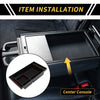 Chevy Silverado GMC Black Red Full Console Bucket Seats Organizer Tray