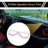 Jeep Wrangler JL JLU (2018-2024) - ABS Pink A Pillar Speaker Cover Trim