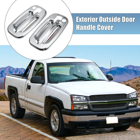 Chevrolet Tahoe Pair Exterior Door Handle Cover  Keyhole (2000 - 2006)