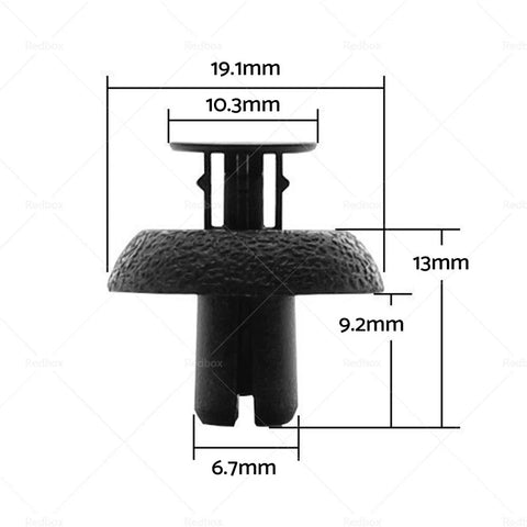 Toyota LandCruiser 200 (2008-2021) - 10x Radiator Support Engine Cover Clip