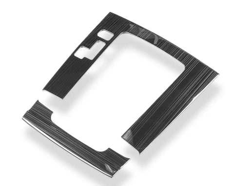Mazda CX-30 Black Metal Brushed Gear Shift Panel Bezel Trim (2020–2024)