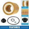 BMW 325i Engine Oil Filter Set No.11427566327 with O Ring (2006-2013)