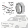 Toyota 4Runner Tacoma Lexus GX460 GX470 Axle Bearing Retainer (2003-2023)
