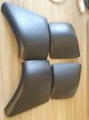 Tesla Model 3 4x Black Roof Rack Cover Rail End Shells (2017–2023)