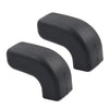 Jeep Wrangler JK JL JT Black Front Bumper Tow Hook Cover (2007-2023)