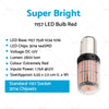 Car P21/5W BAY15D 1157 Red LED Brake Light Bulbs (No Error)