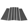 Toyota Sienna Door Pillar Window Trim / 6 Pcs / Carbon Fiber (2021–2023)