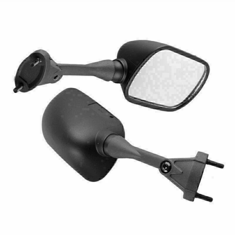 Kawasaki Ninja ZX6R ZX10R Black Rear View Mirrors (2005-2008)