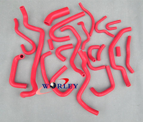 Nissan Silvia CA18DET 180SX 200SX S13 Blue Silicone Radiator Hose (1989-1994)