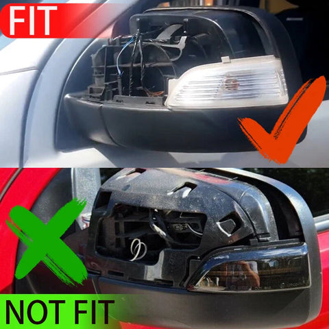 Ford Ranger Gloss Black Right Side Rearview Mirror Cover (2012-2022)