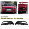 Front Bumper Fog Light Grille Cover 2 x Fits Audi S5 A5 S-Line (2013-2016)