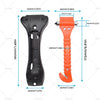 Car Safety Emergency Hammer Window Glass Breaker & Seat Belt Cutter