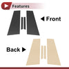 Mercedes-Benz CLS 2012-2016 Carbon Fiber 4 Pcs Door Pillar Window Trim
