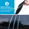 Honda Civic 6 x Black Pillar Post Cover Trims (2022)