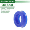 Oil Seal Rotary Shaft Seal TPU 14x24x8mm High Pressure Blue 10 Pcs