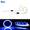 Universal Car 12V 70MM LED Halo Ring Fog Headlights