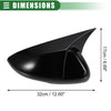 Honda Accord (2018-2021) Gloss Black Car Rearview Mirror Cover Caps