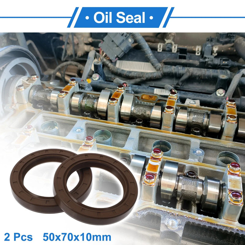 Make Model Oil Seal / 50x70x10mm / FKM Rubber Rotary Shaft Seal