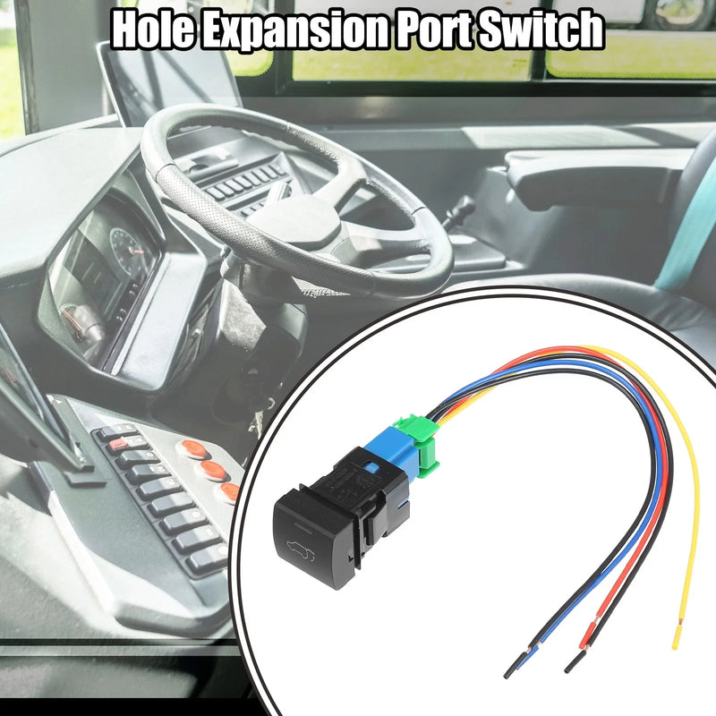 Toyota Vehicles 1pcs Hole Expansion Port Tailgate Switch with Wire