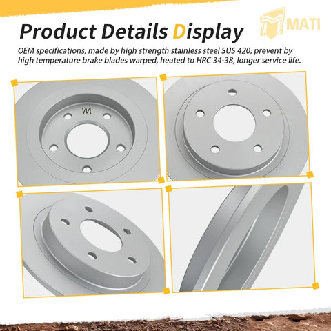 Polaris Ranger XD 1500 Crew 2 x Front or Rear Brake Rotors (2024–2025)
