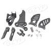 Suzuki GSXR600 GSXR750 (2006-2010) Black Alloy Rider Front Foot Pegs