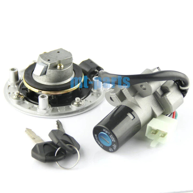 Suzuki GSX600 GSX750 Ignition Key Switch Fuel Tank Cap Lock Set (1989-1997)
