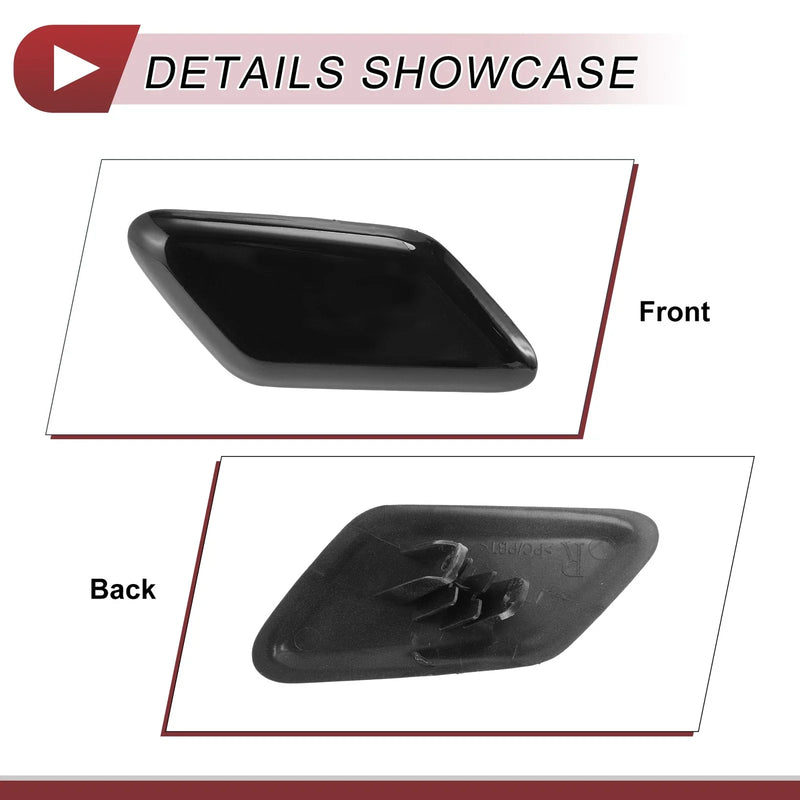 Volvo C30 (2010-2013) Black Front Right Bumper Trim Nozzle Cover